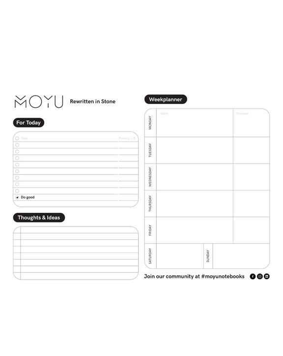 Uitwisbaar Power Placemat Steenpapier 2