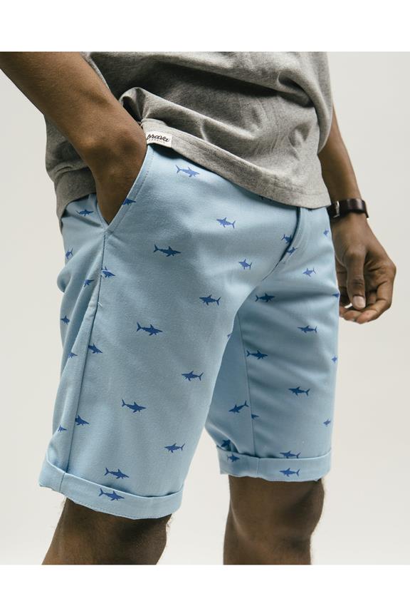  Shorts Sharks Print Blue 7