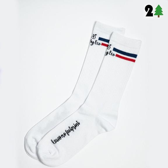 2 Pair Socks All My Eco White & Dark Grey 2