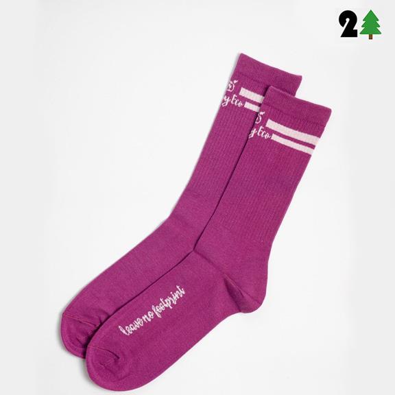 Socks All My Eco Purple 1