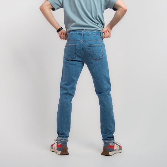 Jeans Slim Vintage Blauw 3