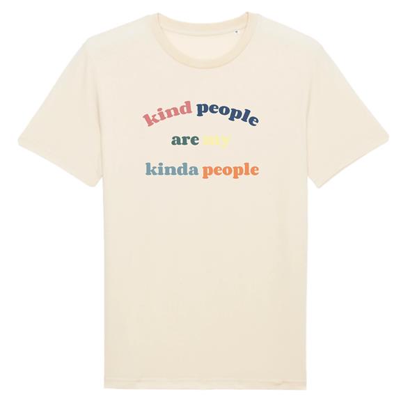 T-Shirt Kind People Are My Kinda People Beige 1