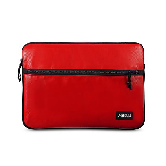 Laptop Sleeve With Front Pocket Red 1