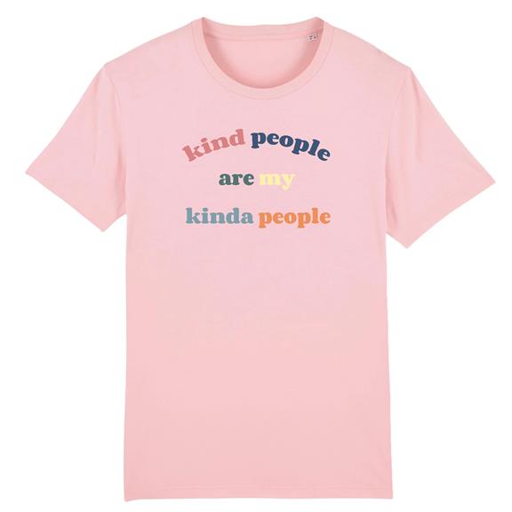 T-Shirt Kind People Are My Kinda People Light Pink 4