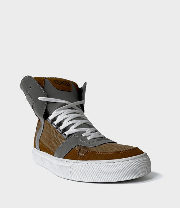 Sneakers Wooden Cube Brown 2