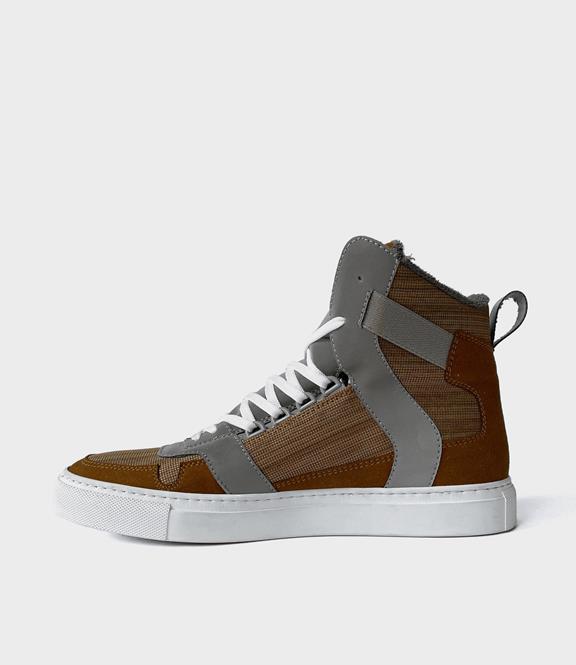 Sneakers Holzwürfel Braun 3