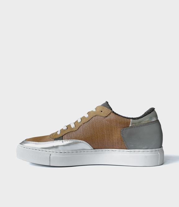Sneakers Holz Braun Grau 3