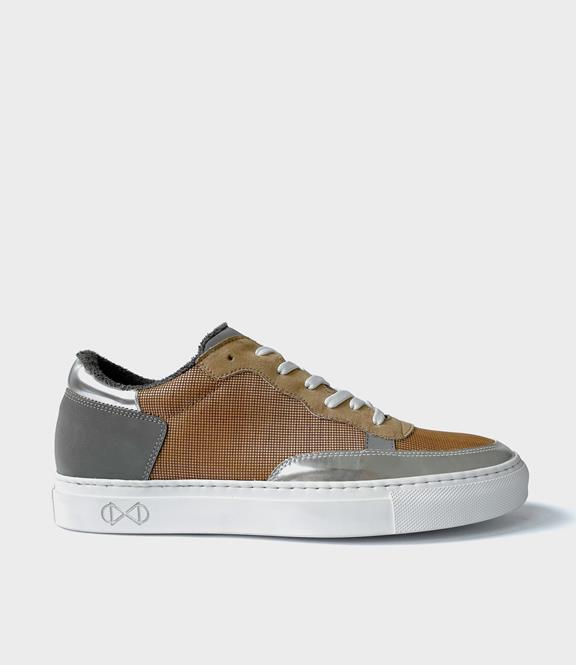 Sneakers Holz Braun Grau 4