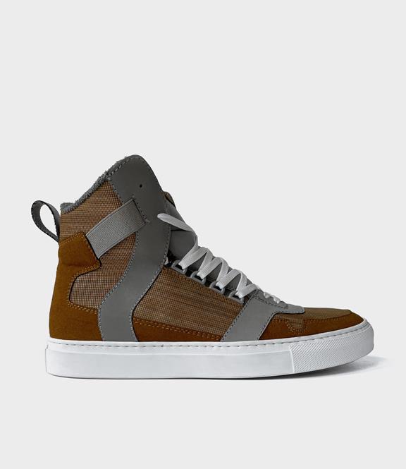 Sneakers Wooden Cube Brown 5