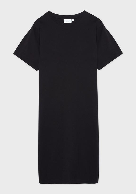 T-Shirt Dress Blanko Black 3