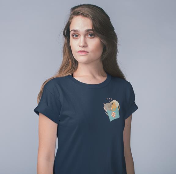 Amour Toujours - Biologisch Katoen T-Shirt Zwart 3