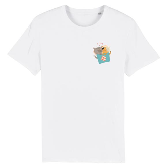 Amour Toujours - Biologisch Katoen T-Shirt Wit 2