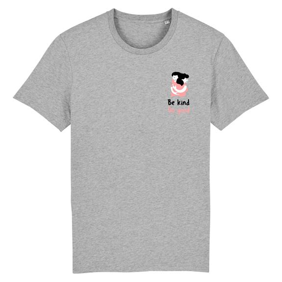 Be Kind Do Good - Biologisch Katoen T-Shirt Grijs 2