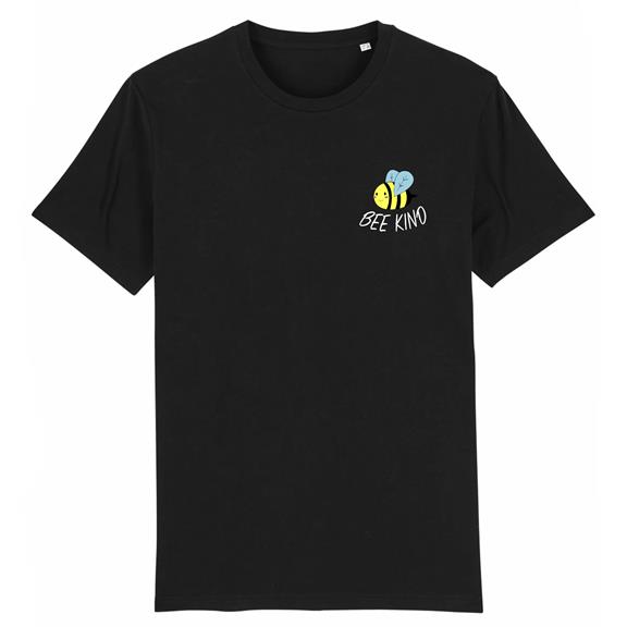 Bee Kind - Biologisch Katoen T-Shirt Zwart 2