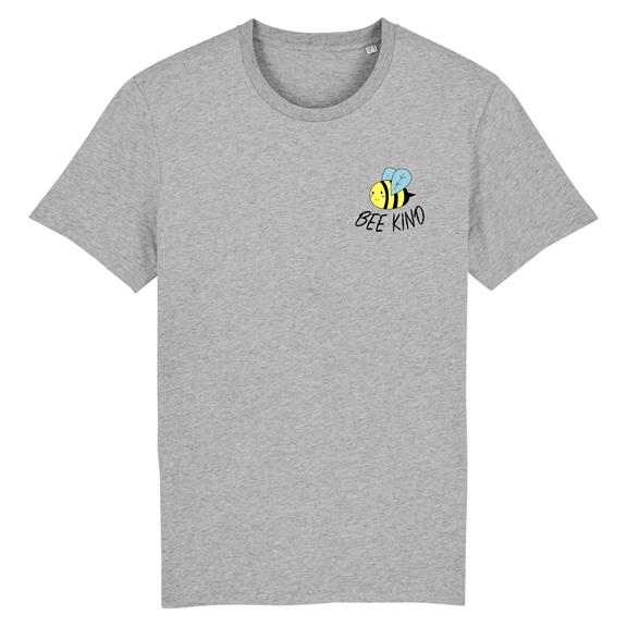 Bee Kind - Biologisch Katoen T-Shirt Grijs 2