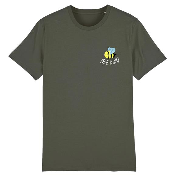 Bee Kind - Biologisch Katoen T-Shirt Kaki 2