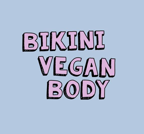 Bikini Vegan Body - Biologisch Katoen T-Shirt Wit 2