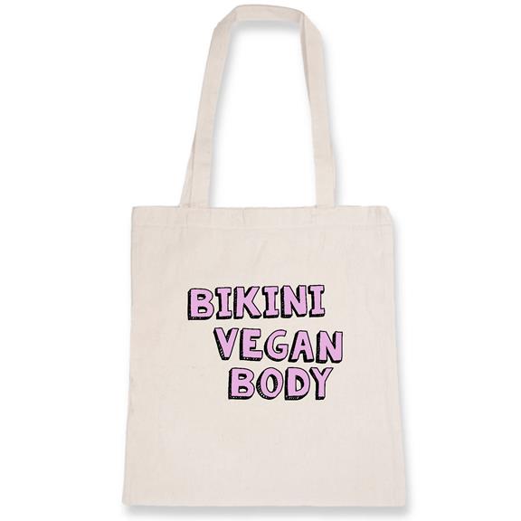 Bikini Vegan Body - Organic Cotton Tote Bag 1