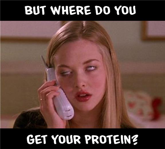 But Where Do You Get Your Protein? T-Shirt Wit 2