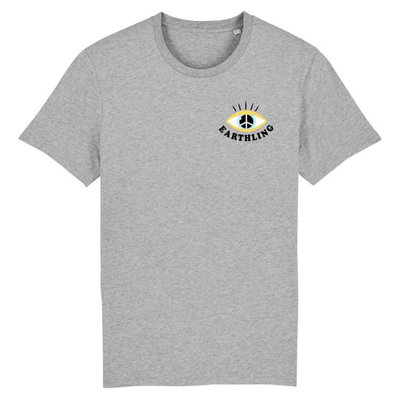Earthling - Biologisch Katoen T-Shirt Grijs 2