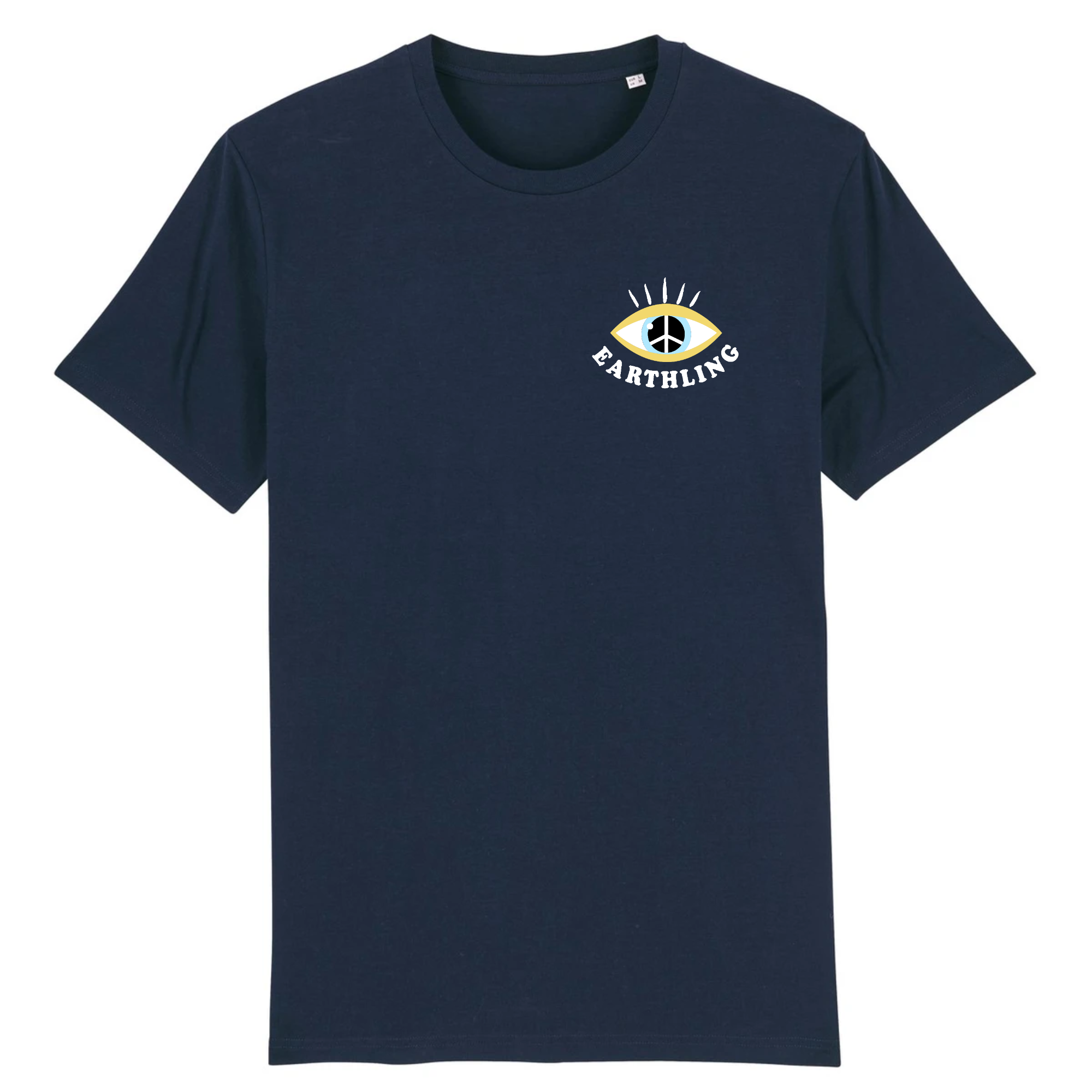 Earthling - Biologisch Katoen T-Shirt Navy 2