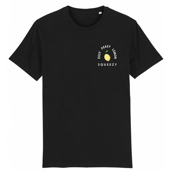 Easy Peasy Lemon Squeezy - T-Shirt Zwart 2