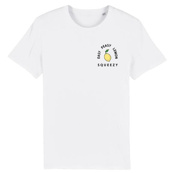 Easy Peasy Lemon Squeezy - T-Shirt Wit 2