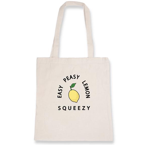 Easy Peasy Lemon Squeezy - Organic Cotton Tote Bag 1