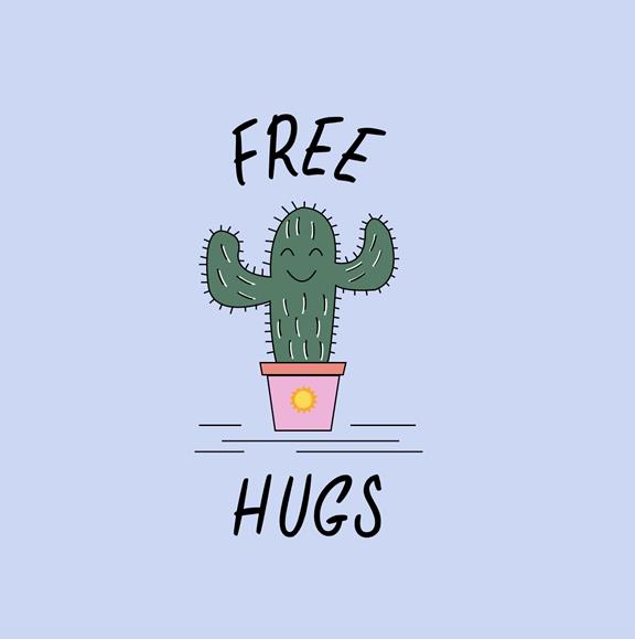 Free Hugs - Organic Cotton Onesie 2