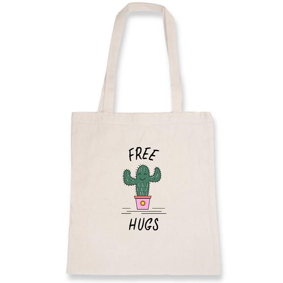 Free Hugs - Draagtas Biokatoen 1