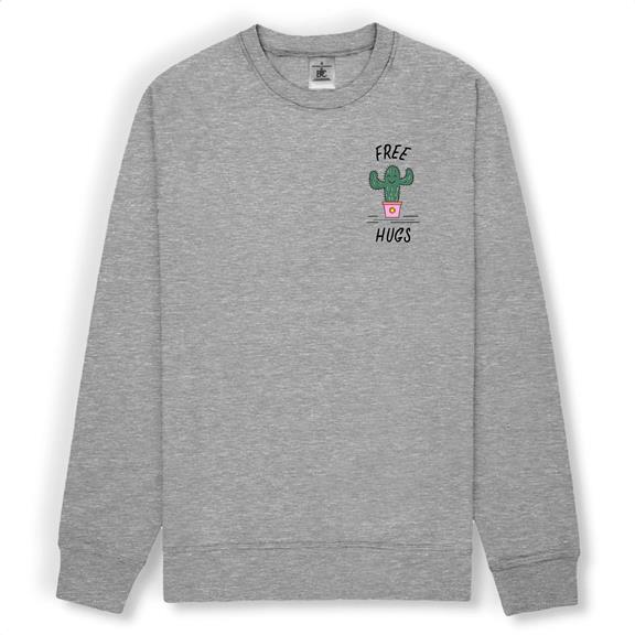 Free Hugs - Unisex Sweatshirt Grey 1