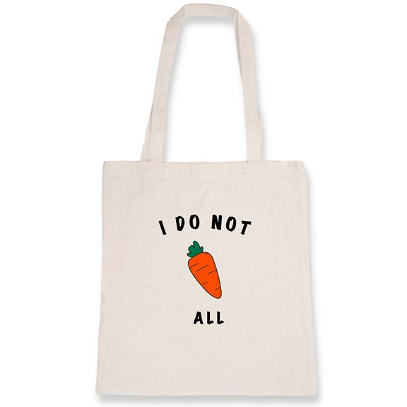 I Don'T Carrot All - Tote Bag Bio-Baumwolle 1