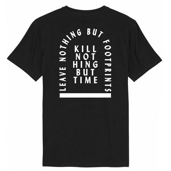Kill Nothing But Time - Biologisch Katoen T-Shirt Zwart 2