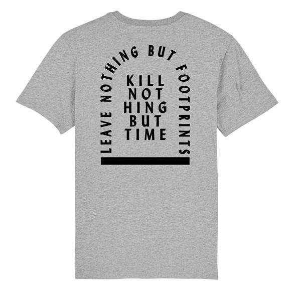 Kill Nothing But Time - Biologisch Katoen T-Shirt Grijs 2