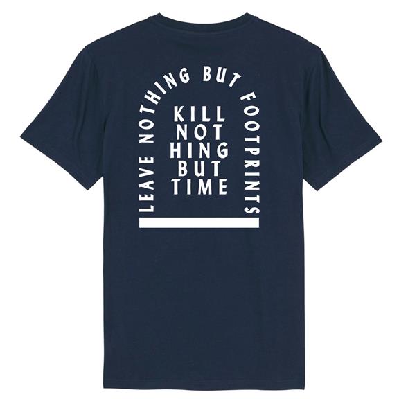 Kill Nothing But Time - Biologisch Katoen T-Shirt Navy 2