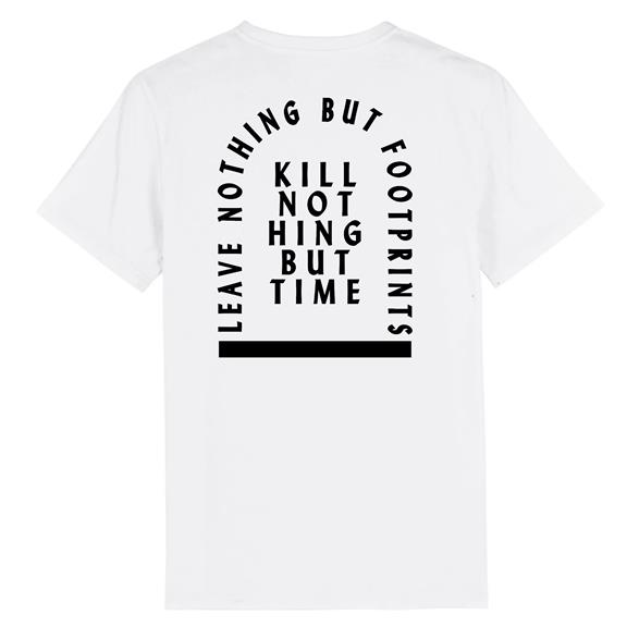Kill Nothing But Time - Biologisch Katoen T-Shirt Wit 2