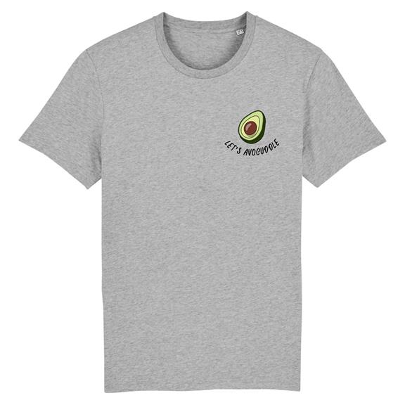 Let's Avocuddle - Biologisch Katoen T-Shirt Grijs 2