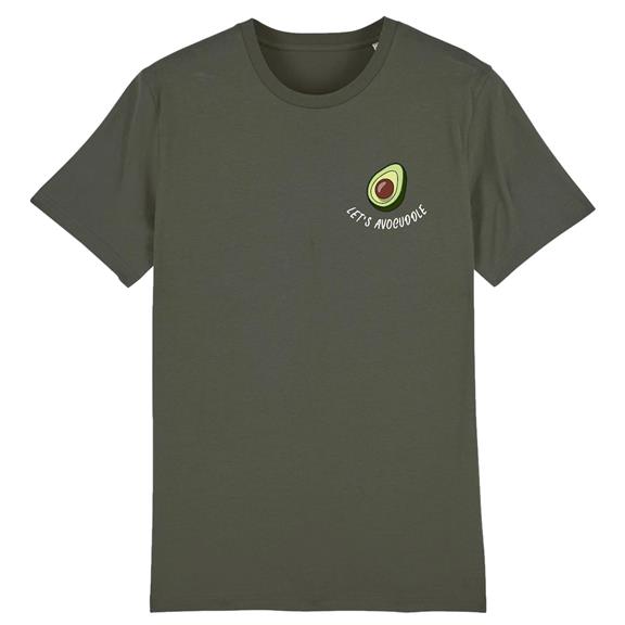 Let's Avocuddle - Biologisch Katoen T-Shirt Kaki 2
