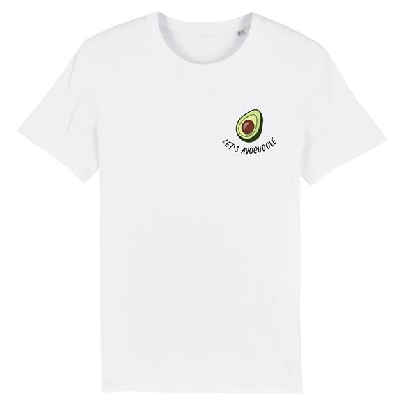 Let's Avocuddle - Biologisch Katoen T-Shirt Wit 2