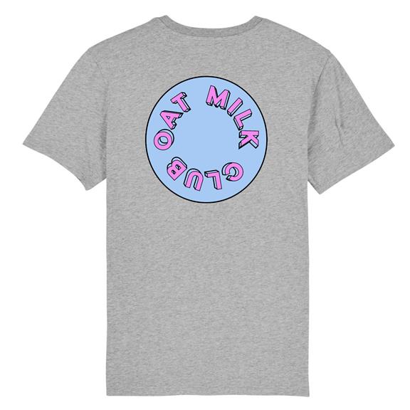 Oat Milk Club - Rug Print - T-Shirt Grijs 5