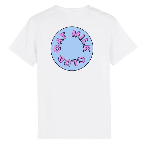 Oat Milk Club - Rug Print - T-Shirt Wit 2