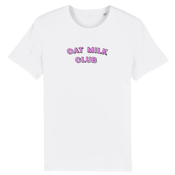 Oat Milk Club - Biologisch Katoen T-Shirt Wit 2