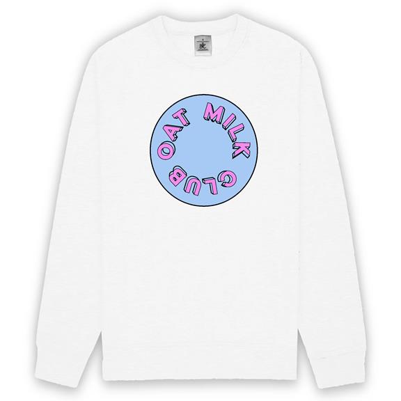 Oat Milk Club - Unisex Sweatshirt White 1