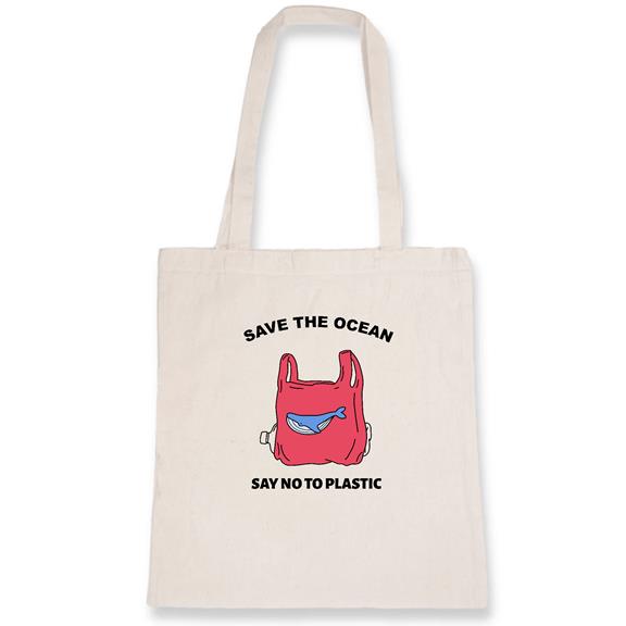 Save The Ocean - Organic Cotton Tote Bag 1
