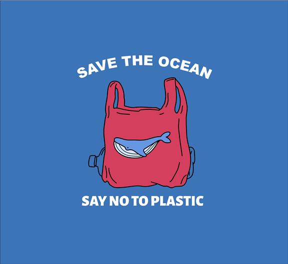 Save The Ocean - Draagtas Biokatoen 2