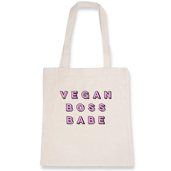 Vegan Boss Babe - Draagtas Biokatoen 1