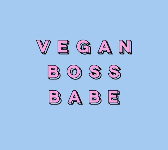 Vegan Boss Babe - Organic Cotton Tote Bag 2