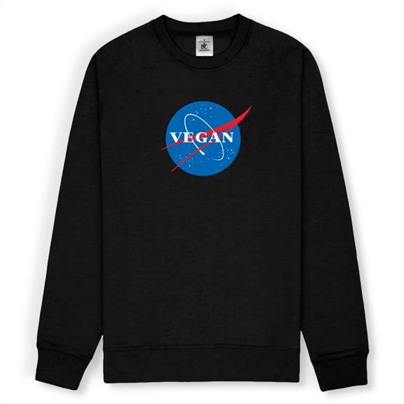 Vegan Nasa - Unisex Sweatshirt Black 2