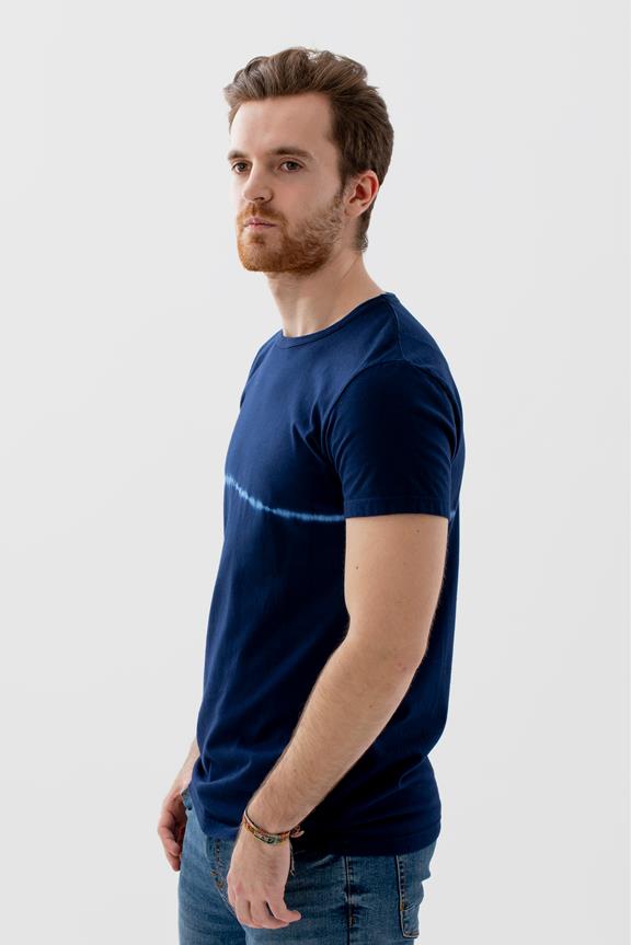 T-Shirt Tie-Dye Extra Donkerblauw 4