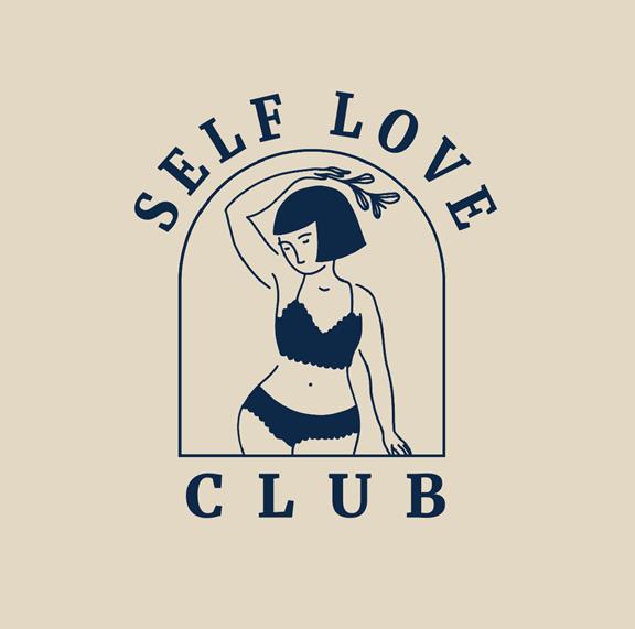 Self Love Club - Hoodie Aus Bio-Baumwolle Weiß 4